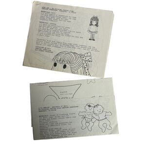 Carolee Creations Sewing‎ Patterns Love Lee & Lil' Darlin' Doll & Clothes UNCUT